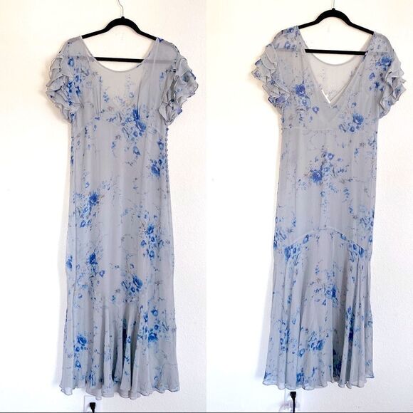 Love shack fancy Sloane Midi Silk Dress - Picture 8 of 12